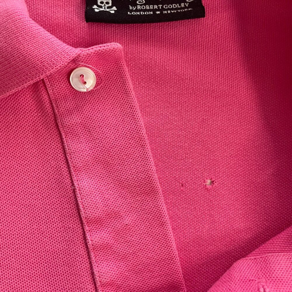 Psycho Bunny Bright Pink Polo – Size M (Imperfect / As‑Is) - Picture 4 of 8